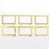 Set Of 10 Olde New Vintage Rectangle Polished Brass Drawer Label Slots 2 Set Of 10 Olde New Vintage Rectangle Polished Brass Drawer Label Slots -OGT Sale Store other hardware set of 10 olde new vintage rectangle polished brass drawer label slots q284469