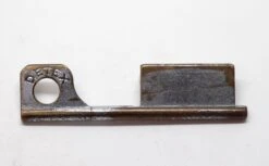 Vintage Nickel Over Brass Detex Key