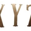 Vintage Small 7.75 In. XYZ Brass Letter Set 2 Vintage Small 7.75 In. XYZ Brass Letter Set -OGT Sale Store other hardware vintage small 775 in xyz brass letter set p263960