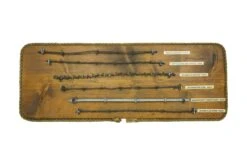 1879-1884 Historical Barbed Wire Types Wood Mounted Display