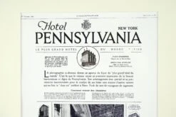 1921 Framed French The Hotel Pennsylvania Advertisement 11 1921 Framed French The Hotel Pennsylvania Advertisement -OGT Sale Store other wall art for sale q281953