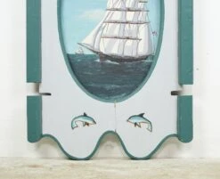 Pair Of Hand Painted Sailboat White & Blue Wooden Wall Art Pieces 20 Pair Of Hand Painted Sailboat White & Blue Wooden Wall Art Pieces -OGT Sale Store other wall art for sale q282754