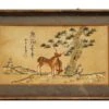 Oriental Wood Framed Deer & Tree Motif 2 Oriental Wood Framed Deer & Tree Motif -OGT Sale Store other wall art oriental wood framed deer tree motif m235804