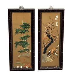 Pair Of Asian Reliefs