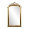 European French Antique 5 Ft. Gold Gilded Wall Mirror