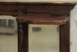 Wood Dresser Top With Beveled Mirrors -OGT Sale Store overmantels mirrors for sale n245619