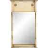 French Provincial Tan & Gold Over Mantel Wall Mirror -OGT Sale Store overmantels mirrors french provincial tan gold over mantel wall mirror q277817