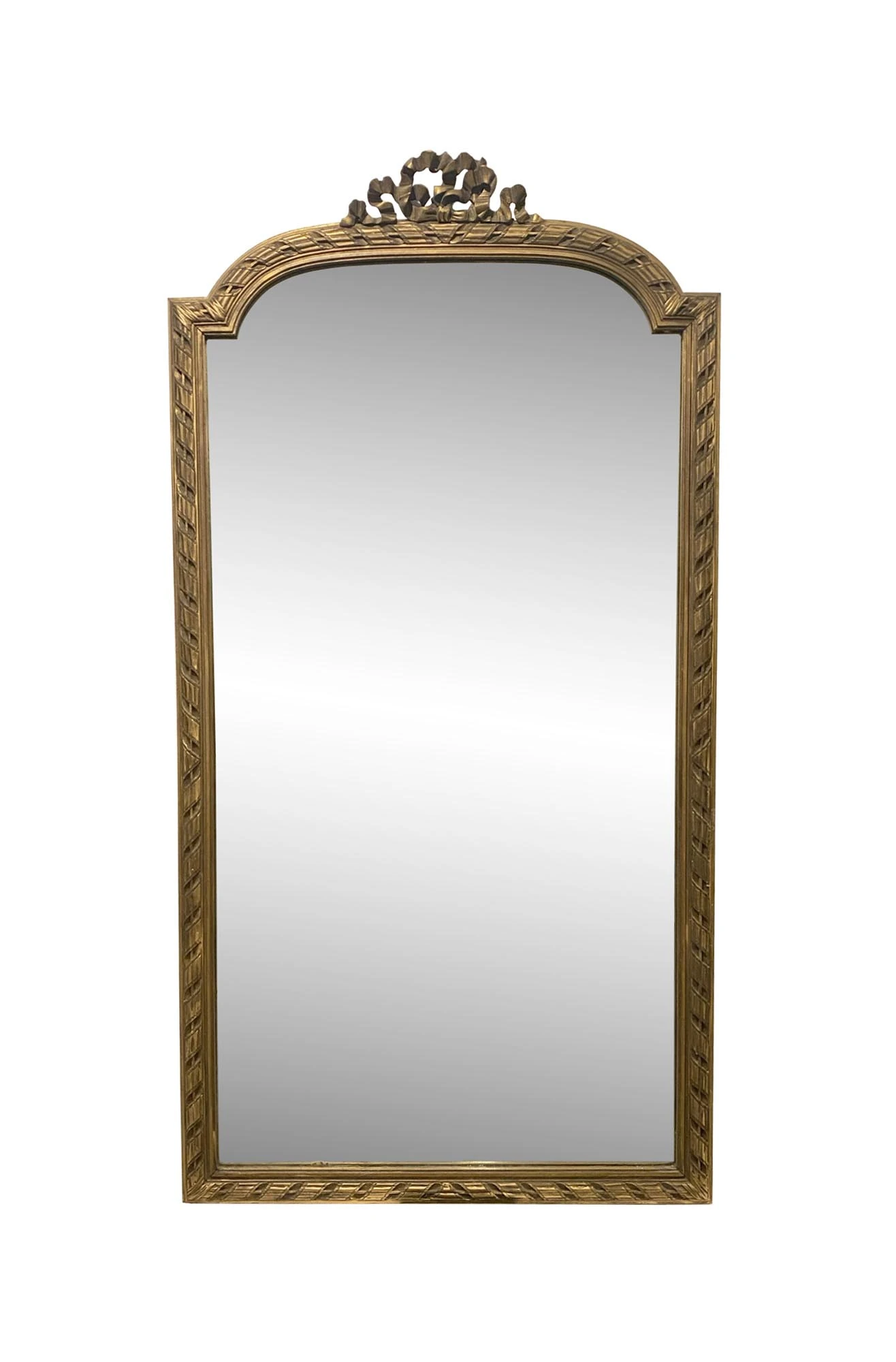 Louis XVI Style Gilded Wood Mirror 3 Louis XVI Style Gilded Wood Mirror