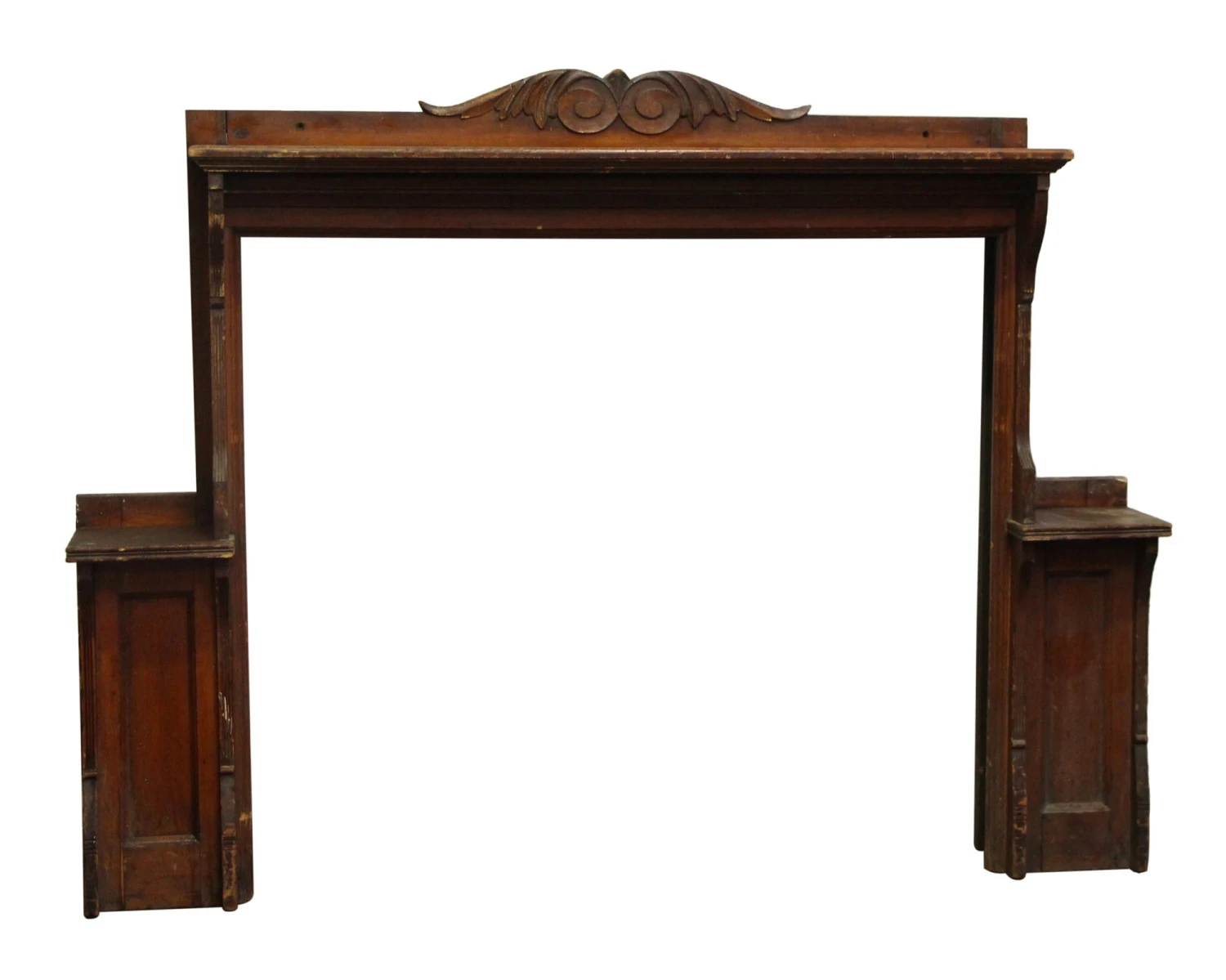 Over Mantel Frame With Side Shelves 4 Over Mantel Frame With Side Shelves - Image 2