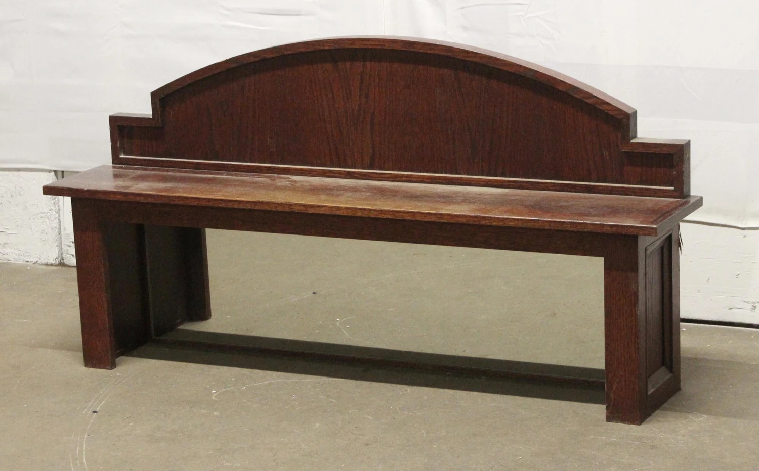 Traditional 50 In. Oak Over Mantel Shelf With Mirror 4 Traditional 50 In. Oak Over Mantel Shelf With Mirror - Image 2