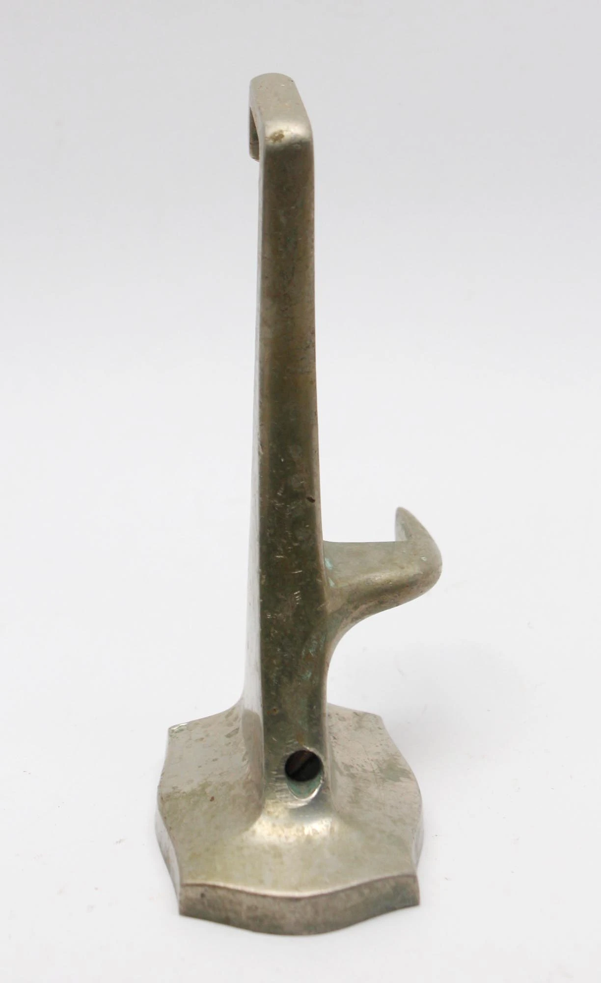 Vintage Nickel Over Brass Shelf Bracket 6 Vintage Nickel Over Brass Shelf Bracket - Image 4