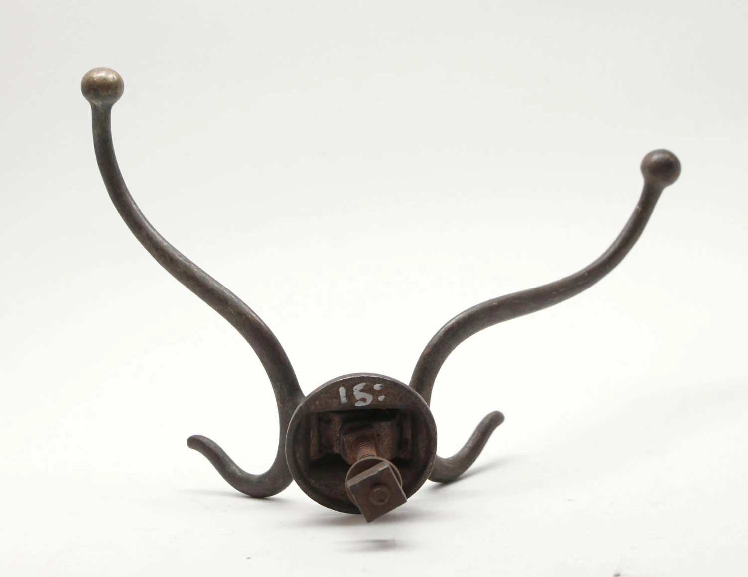 Antique Bronze Double Arm Hall Tree Hook 7 Antique Bronze Double Arm Hall Tree Hook - Image 5