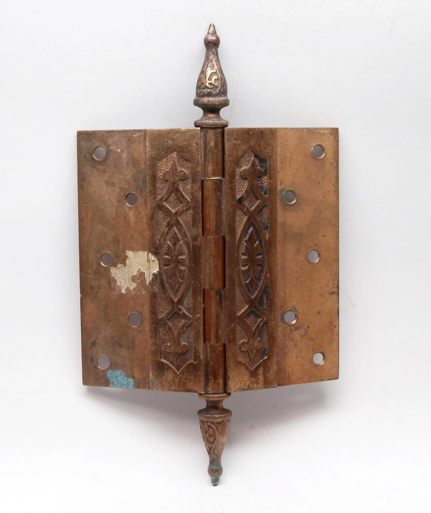 5 X 5 Steeple Tip Bronze Butt Antique Door Hinge 6 5 X 5 Steeple Tip Bronze Butt Antique Door Hinge - Image 4