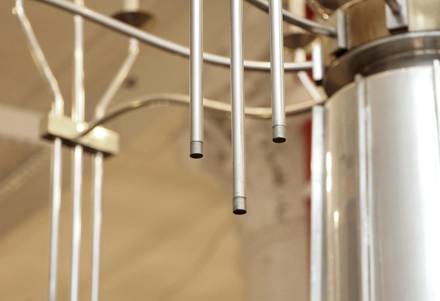 Mid Century Grand 27 Light Aluminum Chandelier 8 Mid Century Grand 27 Light Aluminum Chandelier - Image 6