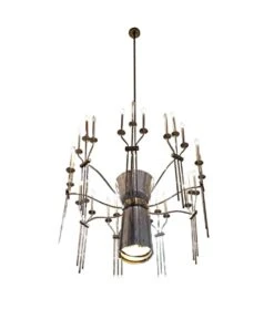 Mid Century Grand 27 Light Aluminum Chandelier 29 Mid Century Grand 27 Light Aluminum Chandelier -OGT Sale Store p251004 14