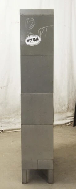 Gray Metal 4 Section Cabinet 10 Gray Metal 4 Section Cabinet -OGT Sale Store p251429 04