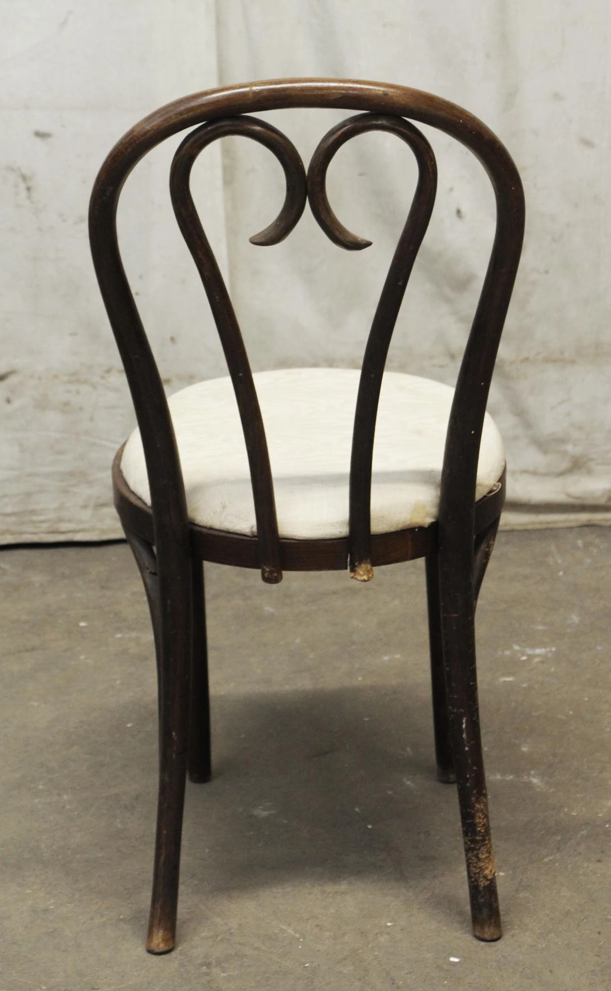 Wooden Bistro Chair With Round Seat 9 Wooden Bistro Chair With Round Seat - Image 7