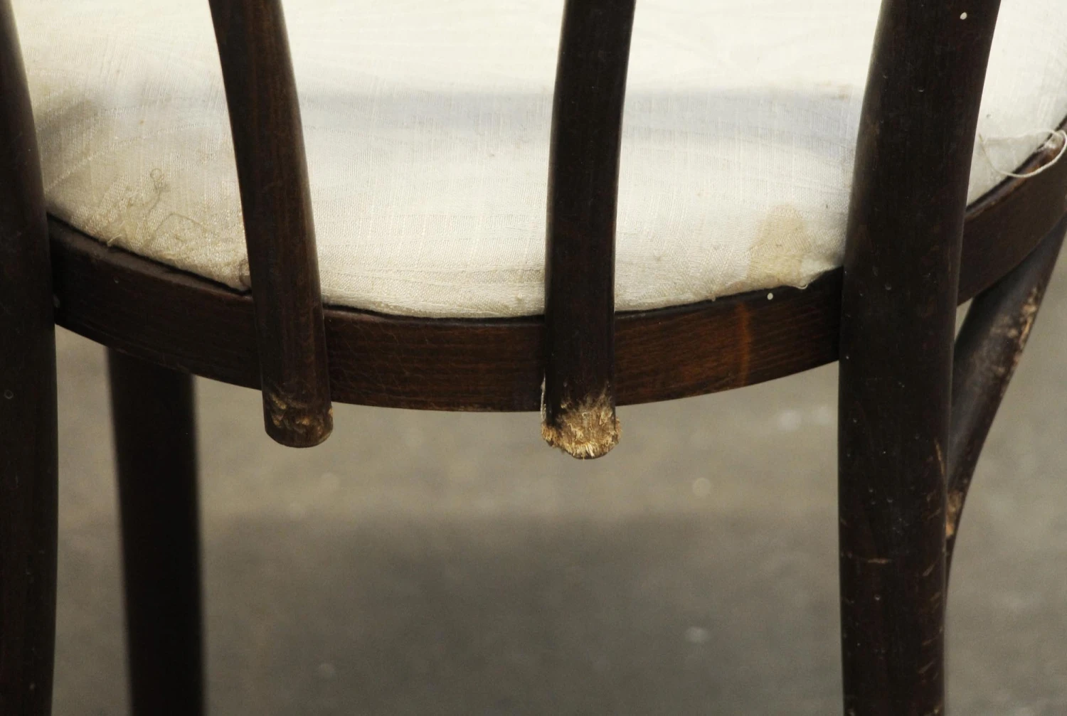 Wooden Bistro Chair With Round Seat 10 Wooden Bistro Chair With Round Seat - Image 8