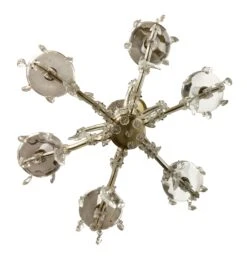 1940s Restored 6 Arm Marie Therese Crystal Chandelier -OGT Sale Store p251477 08
