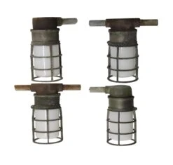 Industrial Crouse Hinds Opaline Glass Sconce 13 Industrial Crouse Hinds Opaline Glass Sconce -OGT Sale Store p258428 06