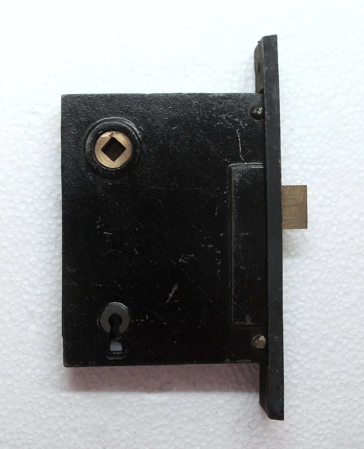 Clinton Bronze & Cast Iron Passage Mortise Door Lock With Key 8 Clinton Bronze & Cast Iron Passage Mortise Door Lock With Key - Image 6