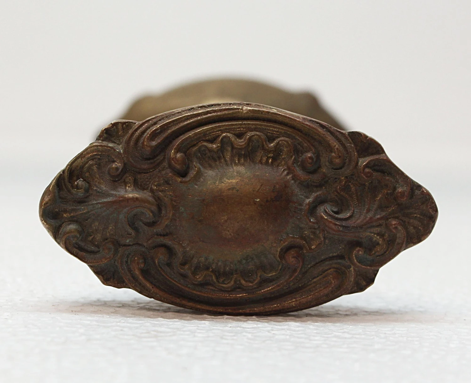 Antique St. Denis Corbin Rococo Bronze Passage Door Knobs 6 Antique St. Denis Corbin Rococo Bronze Passage Door Knobs - Image 4