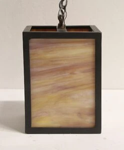 Modern Stained Glass Lantern With Black Iron Frame 14 Modern Stained Glass Lantern With Black Iron Frame -OGT Sale Store p259198 04