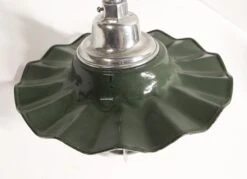 Nautical Green Ruffle Shade Gooseneck Wall Sconce -OGT Sale Store p259244 04