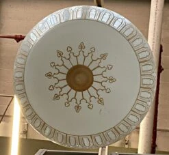 Gothic Ecclesiastical 12.5 In. Globe Brass Chain Pendant Light 11 Gothic Ecclesiastical 12.5 In. Globe Brass Chain Pendant Light -OGT Sale Store p259367 04