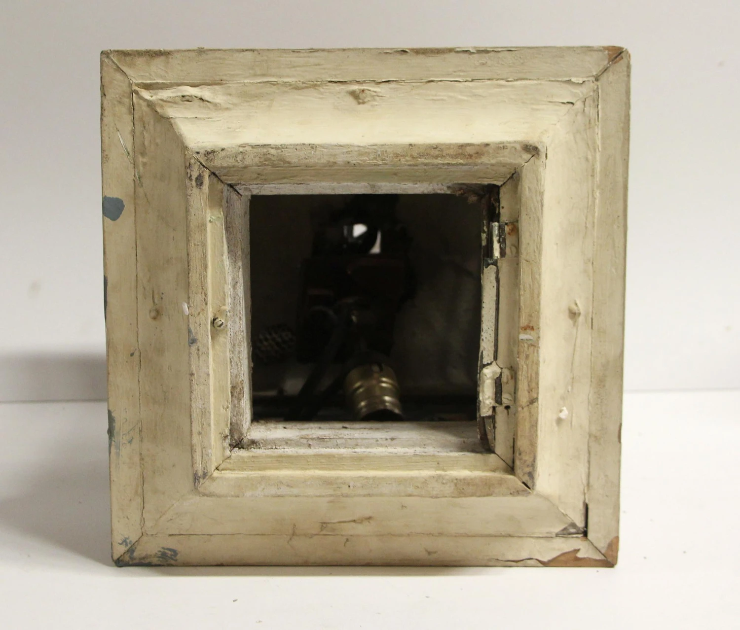 Antique Wooden Stained Glass Ceiling Lantern 10 Antique Wooden Stained Glass Ceiling Lantern - Image 8