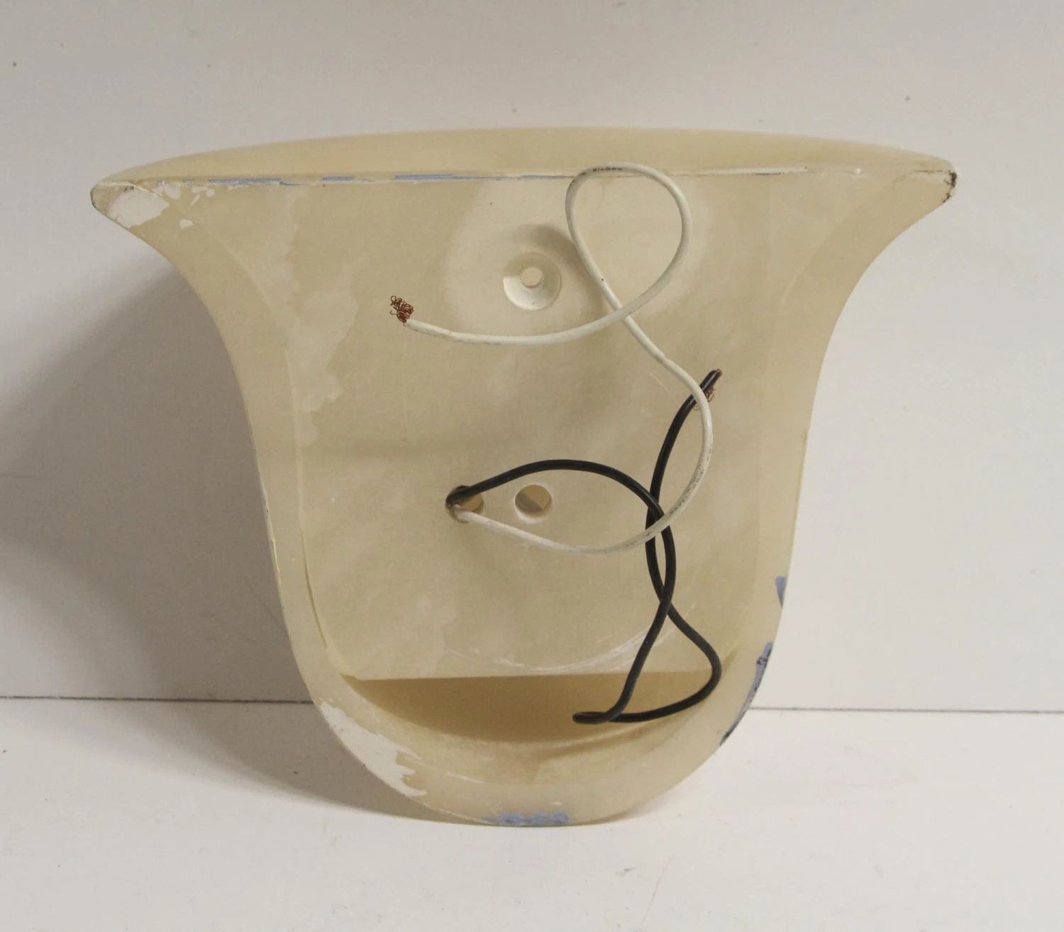 Pair Of Modern Alabaster Tan Wall Sconces 10 Pair Of Modern Alabaster Tan Wall Sconces - Image 8