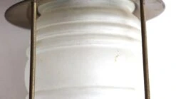 Mini Nautical Brass & Frosted Glass Ceiling Lantern 12 Mini Nautical Brass & Frosted Glass Ceiling Lantern -OGT Sale Store p260288 05