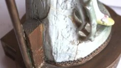 Pair Of Victorian Ceramic & Brass Figural Table Lamps 25 Pair Of Victorian Ceramic & Brass Figural Table Lamps -OGT Sale Store p260290 12