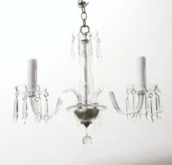 Traditional Petite 3 Arm Clear Crystal Chandelier 14 Traditional Petite 3 Arm Clear Crystal Chandelier -OGT Sale Store p260311 04