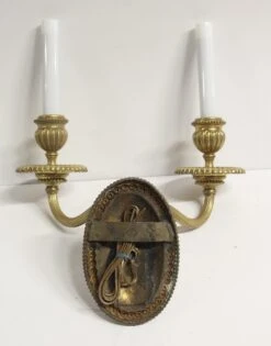 Victorian Cast Brass Caldwell 2 Arm Wall Sconce 16 Victorian Cast Brass Caldwell 2 Arm Wall Sconce -OGT Sale Store p260321 07