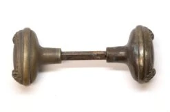 Antique Sargent Toulson Brass French Door Knobs -OGT Sale Store p260449 04