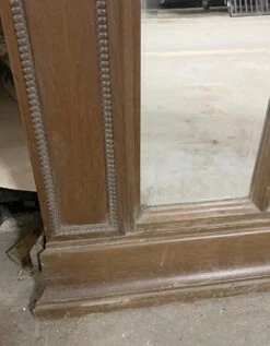 19th Century French Carved 7 Ft. Carved Oak Floral Mirror 20 19th Century French Carved 7 Ft. Carved Oak Floral Mirror -OGT Sale Store p260610 09
