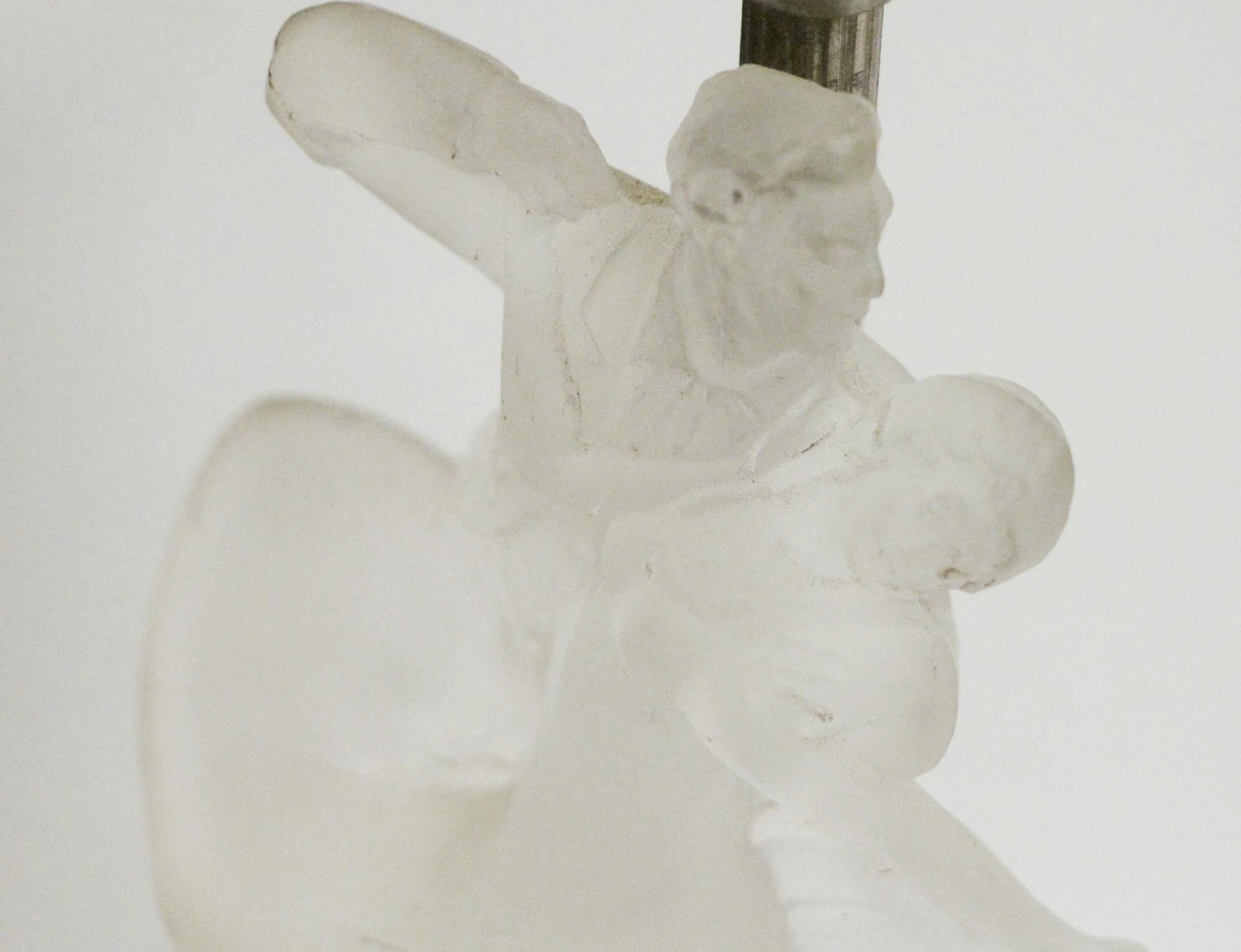 Pair Of 1930s Glass Figural Vanity Table Lamps 6 Pair Of 1930s Glass Figural Vanity Table Lamps - Image 4