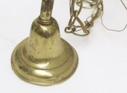 Victorian Brass Down Light With 2 Glass Shades -OGT Sale Store p260927 08