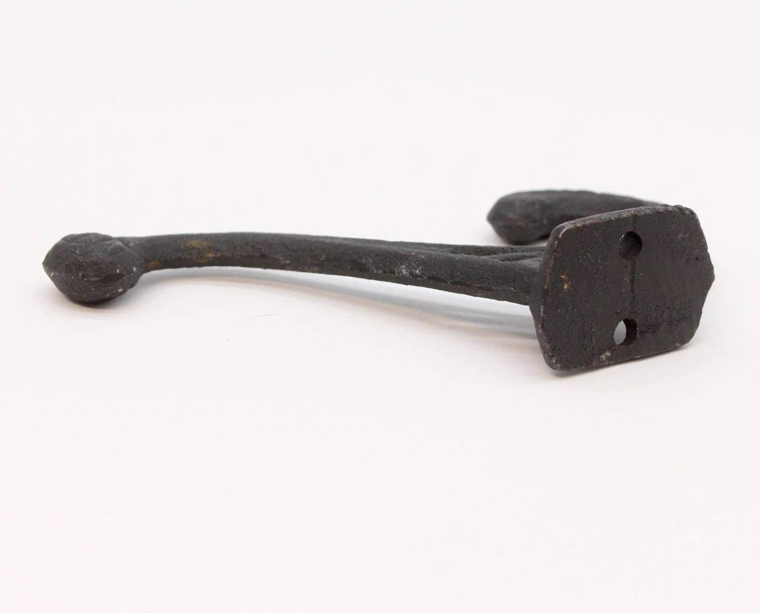 Newly Made Black Cast Iron Double Arm Wall Hook 7 Newly Made Black Cast Iron Double Arm Wall Hook - Image 5
