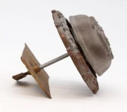 Antique Victorian Cast Iron Twist & Turn Brass Bell 11 Antique Victorian Cast Iron Twist & Turn Brass Bell -OGT Sale Store p261323 04