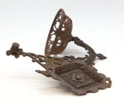 Victorian Cast Iron Oil Lamp Holder With Mounting Bracket 14 Victorian Cast Iron Oil Lamp Holder With Mounting Bracket -OGT Sale Store p261344 06