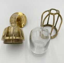 Brass Nautical Ship Sconce With Vane Top -OGT Sale Store p261384 05