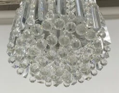 Mid Century Crystal Flush Mount Chandelier From Beverly Hills 9 Mid Century Crystal Flush Mount Chandelier From Beverly Hills -OGT Sale Store p261562a 04