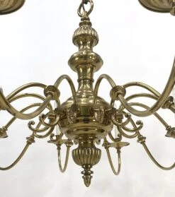 12 Arm Williamsburg Brass 48 In. Ballroom Chandelier 10 12 Arm Williamsburg Brass 48 In. Ballroom Chandelier -OGT Sale Store p261564a 04