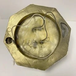 Waldorf Astoria Octagon With Cast Glass Flush Mount Light 13 Waldorf Astoria Octagon With Cast Glass Flush Mount Light -OGT Sale Store p261569a 05