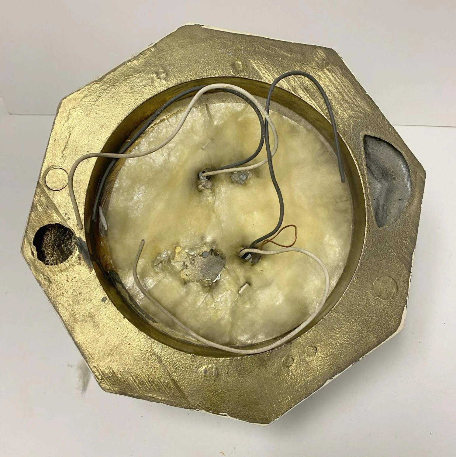 Waldorf Astoria Octagon With Cast Glass Flush Mount Light 7 Waldorf Astoria Octagon With Cast Glass Flush Mount Light - Image 5