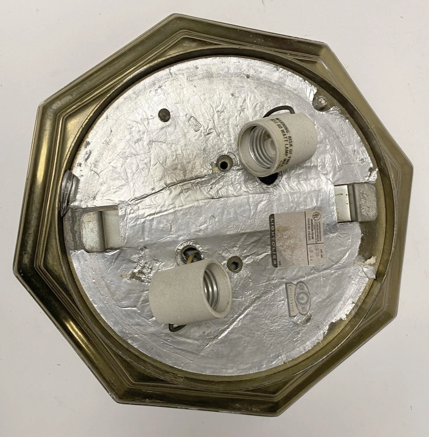 Waldorf Astoria Octagon With Cast Glass Flush Mount Light 9 Waldorf Astoria Octagon With Cast Glass Flush Mount Light - Image 7