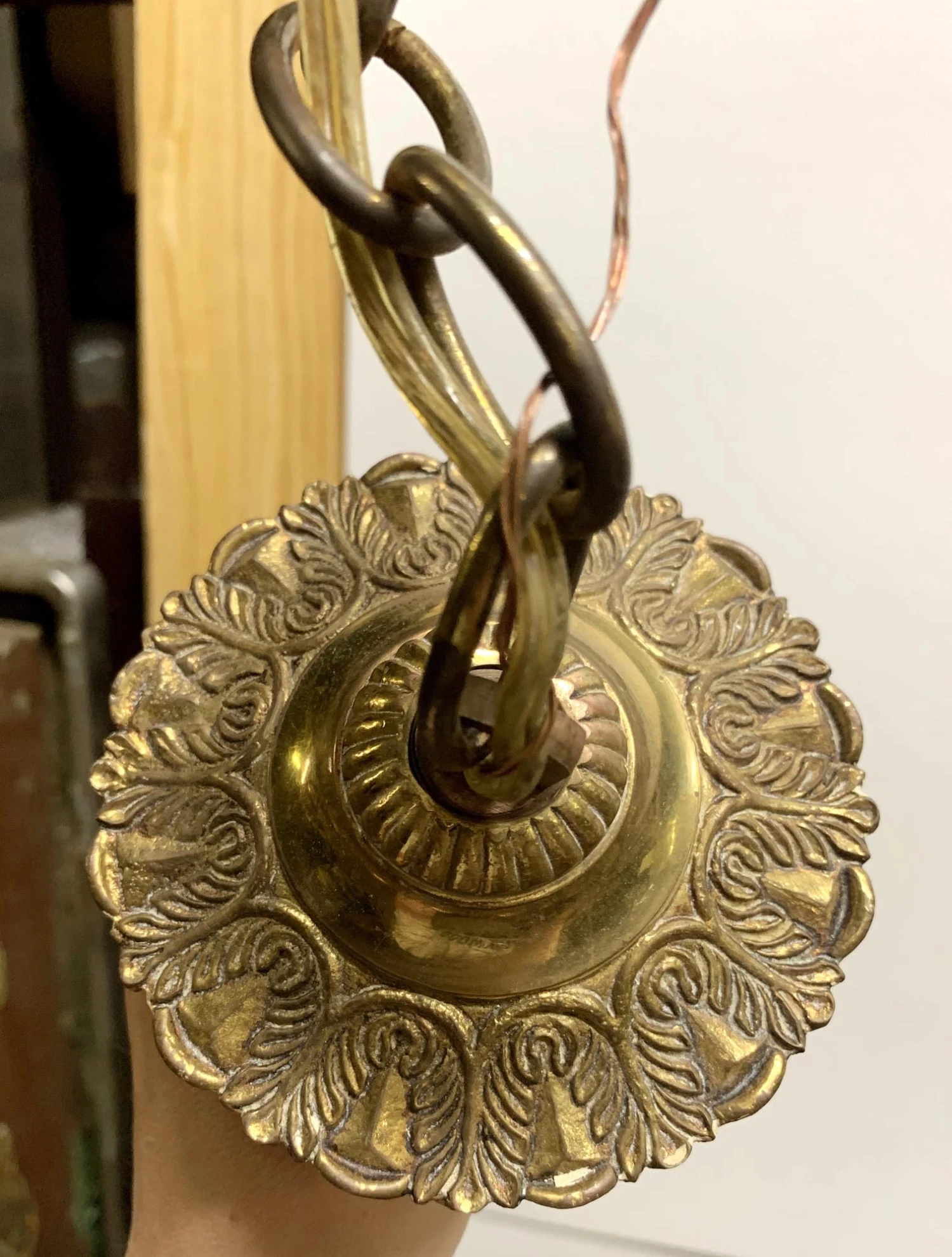 Petite Bronze & Crystal 5 Arm Spanish Chandelier 10 Petite Bronze & Crystal 5 Arm Spanish Chandelier - Image 8