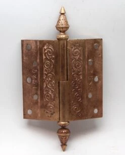 Bronze Ornate 5 X 5 Butt Antique Door Hinge -OGT Sale Store p261800 04